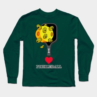 I Love Pickleball Long Sleeve T-Shirt